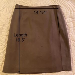 Wonderful, slimming and complementary wrap around style silk skirt